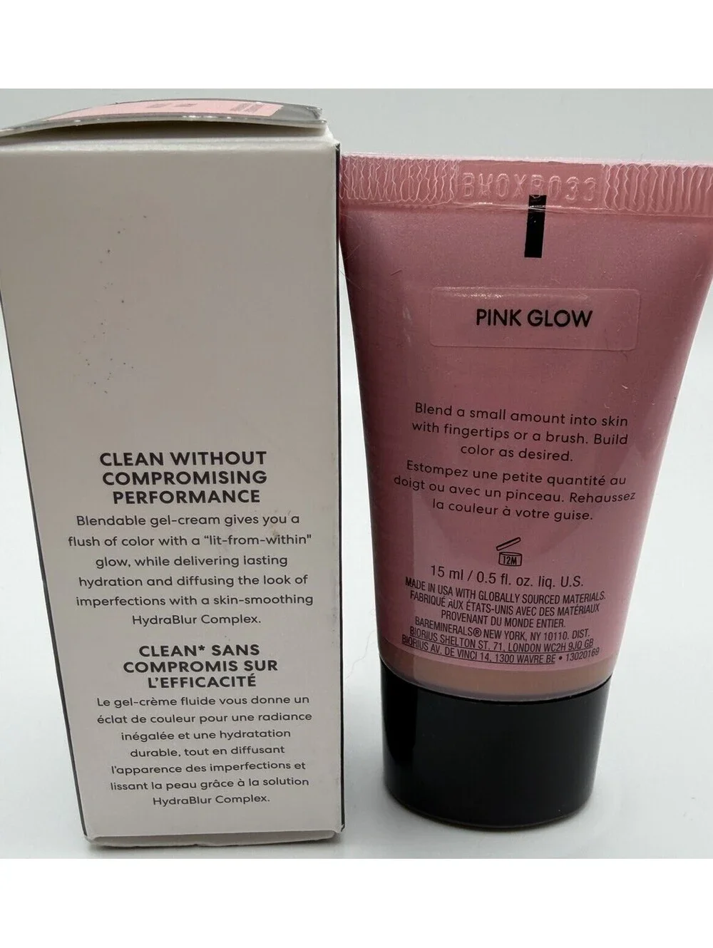 bareMinerals Complexion Rescue Highlighting Blush PINK GLOW 0.5oz